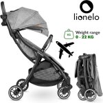 Poussette canne compacte lionelo julie one - jusuq 22 kg - lgre & pliable - accessoires - gris