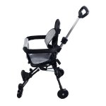 Poussette bb - salutuya - poussette 4 roues - double frein - rglable en hauteur - coussin confortable ...