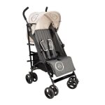 Poussette canne confort formula baby - gris anthracite - dossier inclinable - roues avec suspensions