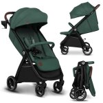 Poussette compacte lionelo ingrid - amortissements - jusquà 22 kg - légère & pliable - vert Poussette compacte lionelo ingrid - amortissements - jusquà 22 kg - légère & pliable - vert