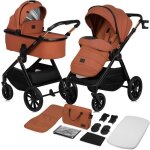 Poussette combine 2en1 lionelo layla - naissance jusqu 22kg - pack poussette duo nacelle sac et accessoires ...