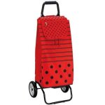 Poussette de marche - sidebag - 2 roues - carlux - 55 l - pierrot / rouge