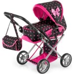 Poussette pour poup�e 3 - en - 1 nacelle et poussette avec sac et literie kinderplay (kp0200r)