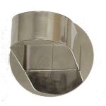 Poussoir pour cercle  mousse d : 5 cm - inox