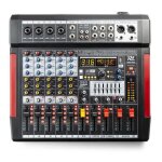 Console de mixage - power dynamics - pdm - t604 - 6 canaux - processeur de son - 380 effets sp�ciaux
