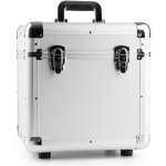 Valise vinyles power dynamics rc100 - argent - 12 pouces - rigide - d�perlant