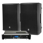 Système de sonorisation - power dynamics - pd415p 15 - 2800w - amplificateur pda - b1000 - filaire Système de sonorisation - power dynamics - pd415p 15 - 2800w - amplificateur pda - b1000 - filaire