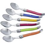 Pradel excellence boîte de 6 cuillères à café laguiole - acier inoxydable - pastel nacré Pradel excellence boîte de 6 cuillères à café laguiole - acier inoxydable - pastel nacré