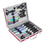 Pradel excellence - i7202ti - valise 12 pices lame de revtement titane