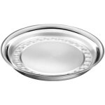 Plateau fruit de mer en inox - pradel excellence -  43 cm - argent - gris - rond - adulte