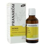 Huile vgtale bio - pranarom - ricin - 50ml - nourrit cheveux - fortifie ongles - texture paisse
