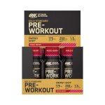 Pre - workout shot 12x60ml baies m�lang�es optimum nutrition pre - entrainement