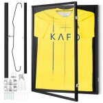 Pr�sentoir pour maillot de sport - vevor - 590x790x40mmen verre pc cintres pour chemiseuniforme de baseball ...