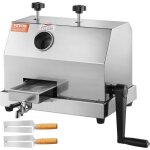 Presse - agrumes manuel de canne � sucre - vevor - 50kg - h acier inoxydable - 3 rouleaux grande entr�e ...