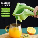 Presse - agrumes manuel multifonctionnel vert - extracteur de jus - pour extraire le jus dorange de citron ...