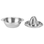 Presse - agrumes manuel - shipenophy - acier inoxydable - 10x16 cm - l�ger et portable - orange