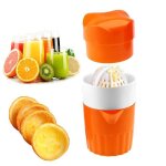 Presse - agrumes - sodial - mini presse - fruits - plastique - orange - 17. 5cm x 10cm
