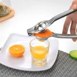 Presse - jus - vvikizy - presse - fruits manuelle - acier inoxydable - 20 cm - 5 cm de diamtre