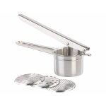 Presse à purée et spaetzle - inox - 3 grilles - compatible lave - vaisselle - multifonctionnelle - râpe ... Presse à purée et spaetzle - inox - 3 grilles - compatible lave - vaisselle - multifonctionnelle - râpe ...