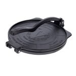 Presse � tortilla pour tortillas mexicaines en fonte hd 20cm pataconera victoria 34214 noir 34214