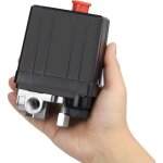 Pressostat de compresseur dair avec 4 sorties commutateur de pression vanne de contr�le pi�ces pour compresseu ...
