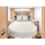 Pr�t � dormir - incasa - ecolodge - 160x210 cm - couette temp�r�e - 100% coton - beige
