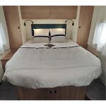 Prt  dormir - sunroad - cap horn - 160 x 210 cm - poly coton - blanc - lavable