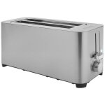 Princess 142402 double toaster � fente large avec grille sp�ciale viennoisieries acier inoxydable