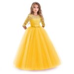 Princesse robe fillesbrodes robe ceremonie fille de soireerobe mariage fille de communion costume de ...