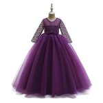 Princesse robe fillesbrod�es robe ceremonie fille de soireerobe mariage fille de communion costume de ...