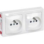 Prise 2 x 2p avec terre asl horizontale - blanc - legrand - prises - asymétrique - intérieur - electrique ... Prise 2 x 2p avec terre asl horizontale - blanc - legrand - prises - asymétrique - intérieur - electrique ...