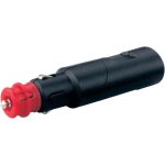 Prise allume - cigare m�le orientable - procar - fiche m�le coud�e - 8 a - rotation 180� - trou led 3 ...