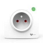 Prise connecte encastrable 16a (simpl - e) avec compteur de consommation wi - fi - voltman