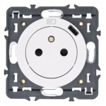 Prise 2p + t 16a avec chargeur usb - c � composer - c�liane - titanium - legrand