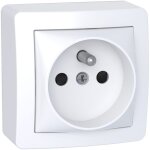 Prises de courant alrea connexion rapide avec cadre saillie blanc polaire 2p + t avec obturateurs - schneider ... Prises de courant alrea connexion rapide avec cadre saillie blanc polaire 2p + t avec obturateurs - schneider ...