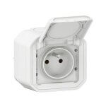 Prise de courant - legrand - plexo - 2p + t - �tanche - 16a 250v ip55 ik08