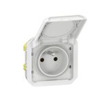 Prise de courant - plexo - 069621l - tanche - 16a - 250v - ip55