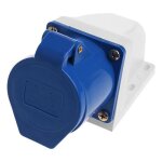 Prise industrielle - folaya - 32 amp 2p + t - r�sistant aux chocs et intemp�ries