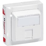 Prise internet rj45 - legrand - asl - blanc - m�canisme inclus - fixation murale