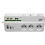 Prise parafoudre - apc - surgearrest home / office - 2300 watt - 6 connecteurs de sortie