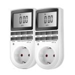 Prise programmable digitale minuterie num�rique journalier programmateur prise electrique avec ecran ...