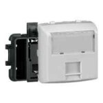 Prise rj45 - legrand - 86147 - cat. 6 ftp - 9 contacts composable saillie