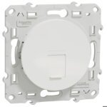 Prise rj45 multimedia grade 3 blanc