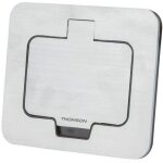 Prise de sol étanche rectangulaire - protec - 2p + t - 16a - ip55 - alu brossé Prise de sol étanche rectangulaire - protec - 2p + t - 16a - ip55 - alu brossé