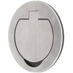 Prise de sol �tanche ronde - protec - 2p + t - 16a - ip55 - alu bross�