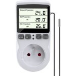 Prise de thermostat minuterie de sortie programmable numrique avec sonde aquarium de chauffage  effet ...