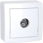 Prise tv simple alra mle blinde 1 sortie - schneider electric - shn0262311p