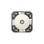 Prise tv simple �toile blind�e blanc composable dooxie - legrand