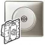 Prise tv simple fiche f legrand 067380 - blanc - rectangulaire - int�rieur