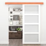 Prixprime - rail de guidage pour porte coulissante finition bois couleur acajou 2m Prixprime - rail de guidage pour porte coulissante finition bois couleur acajou 2m